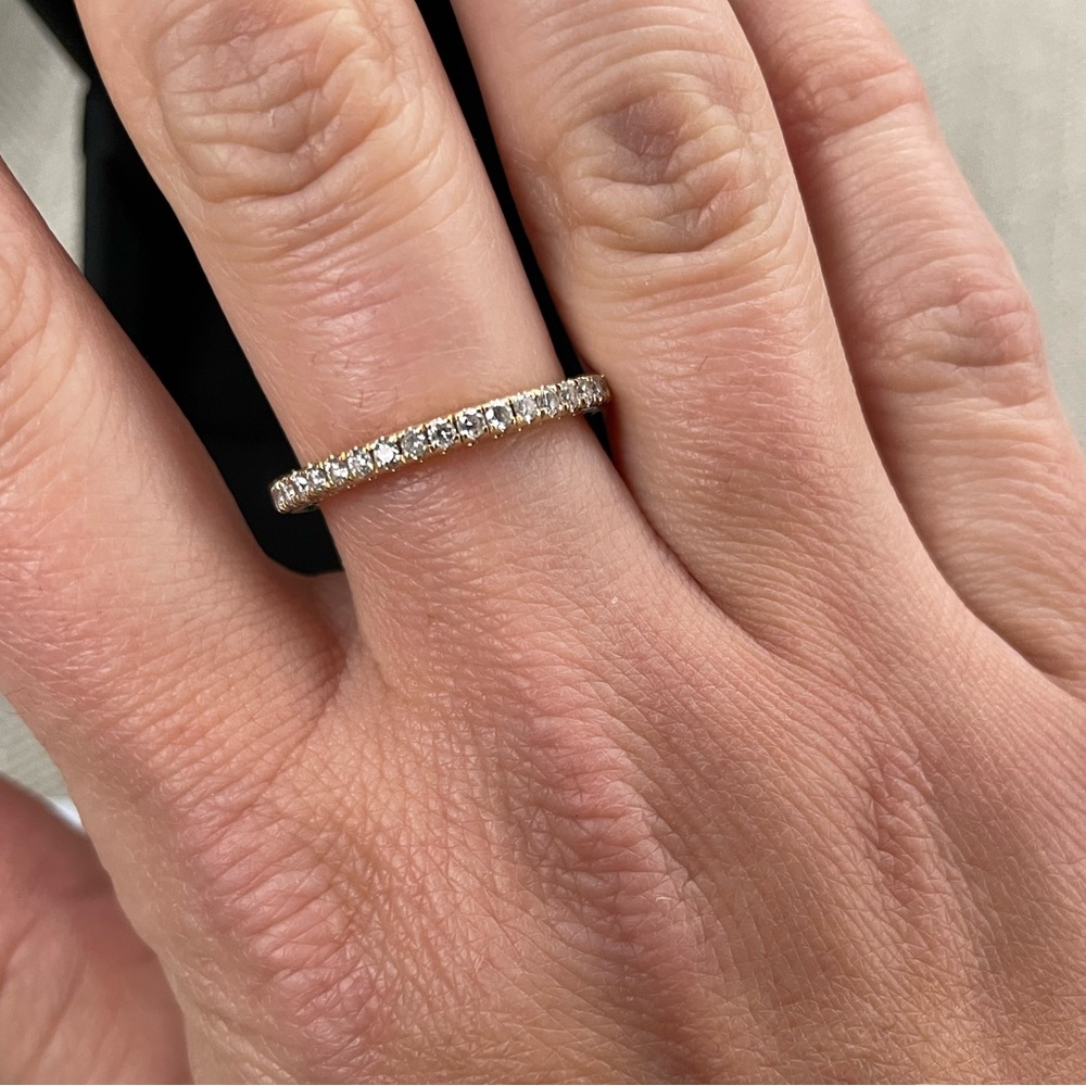 14k Gold Diamond Eternity Ring